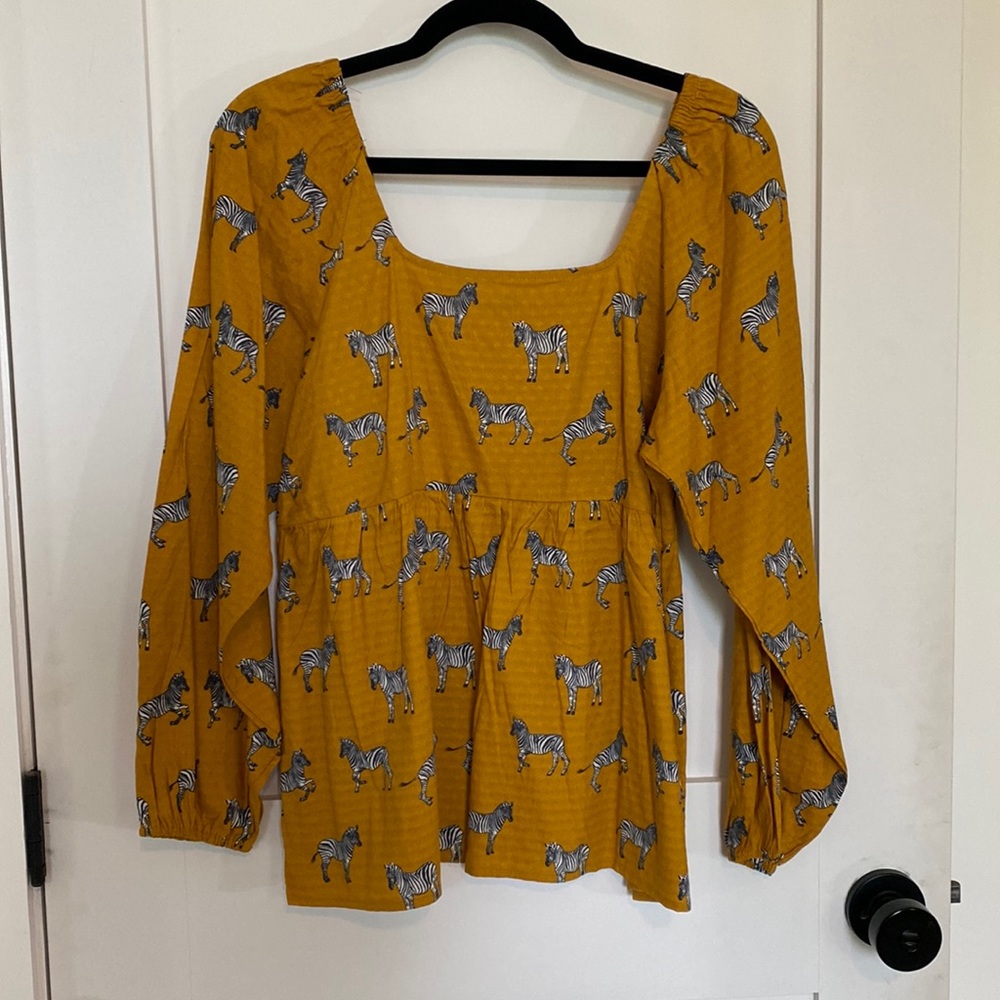Zebra print shirt
